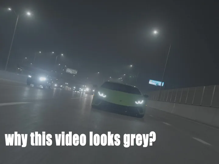 Lamborghini in the Fog
